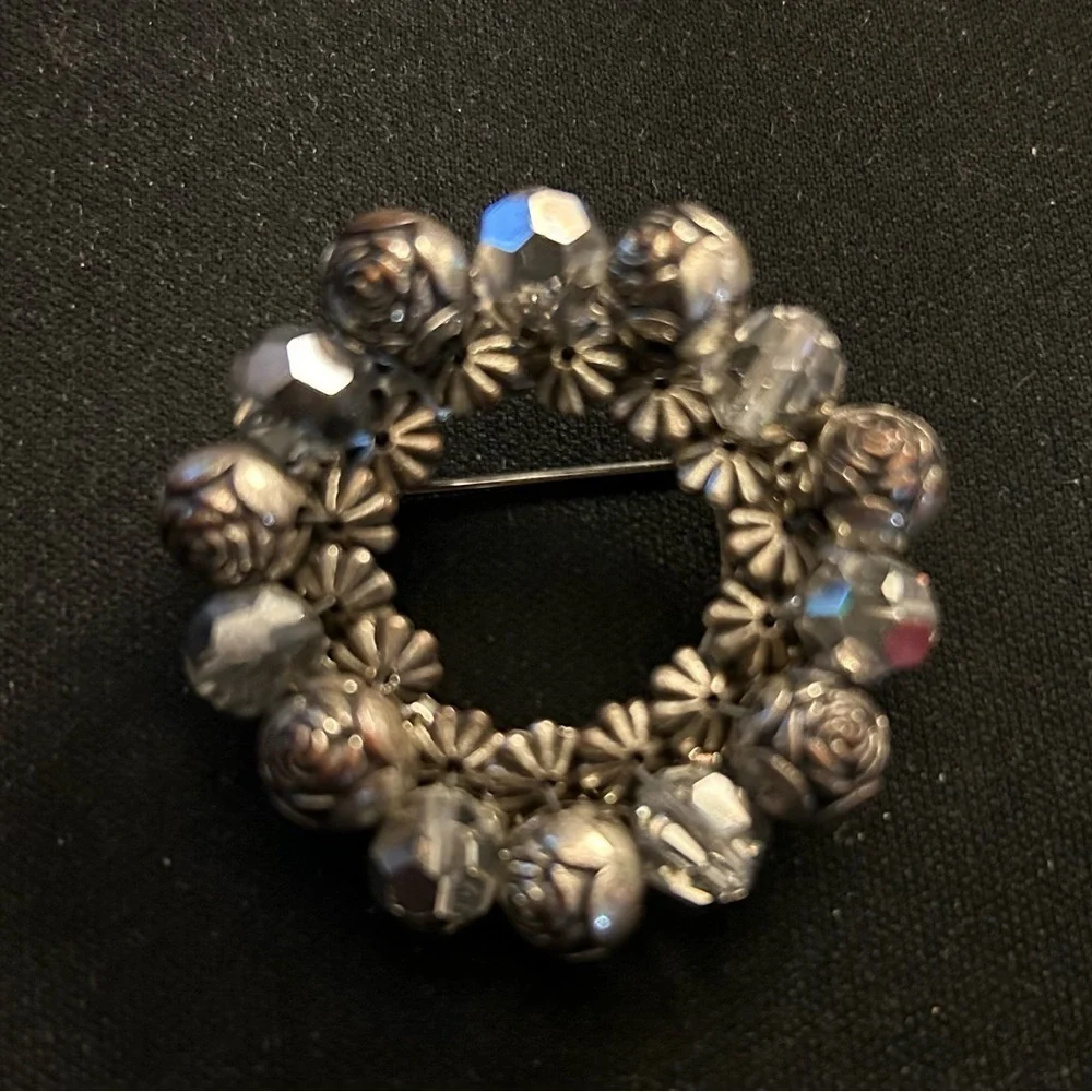 Vintage Austrian Crystal Brooch